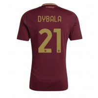 Stroje piłkarskie AS Roma Paulo Dybala #21 Koszulka Podstawowej 2024-25 Krótki Rękaw